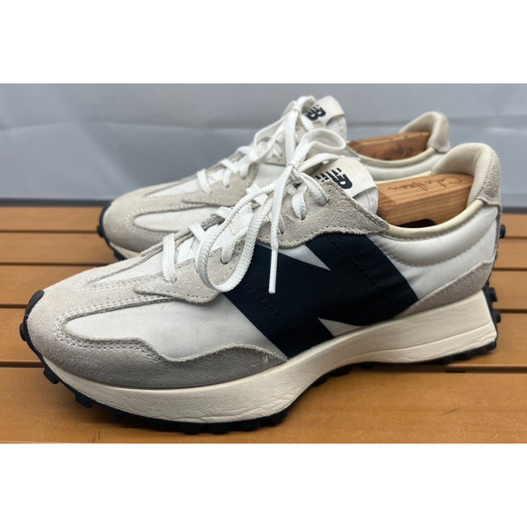New Balance Shoes - New Balance 327 Shoes Sneakers - Sea Salt White Black MS327FE Size 9B W / 7.5 M